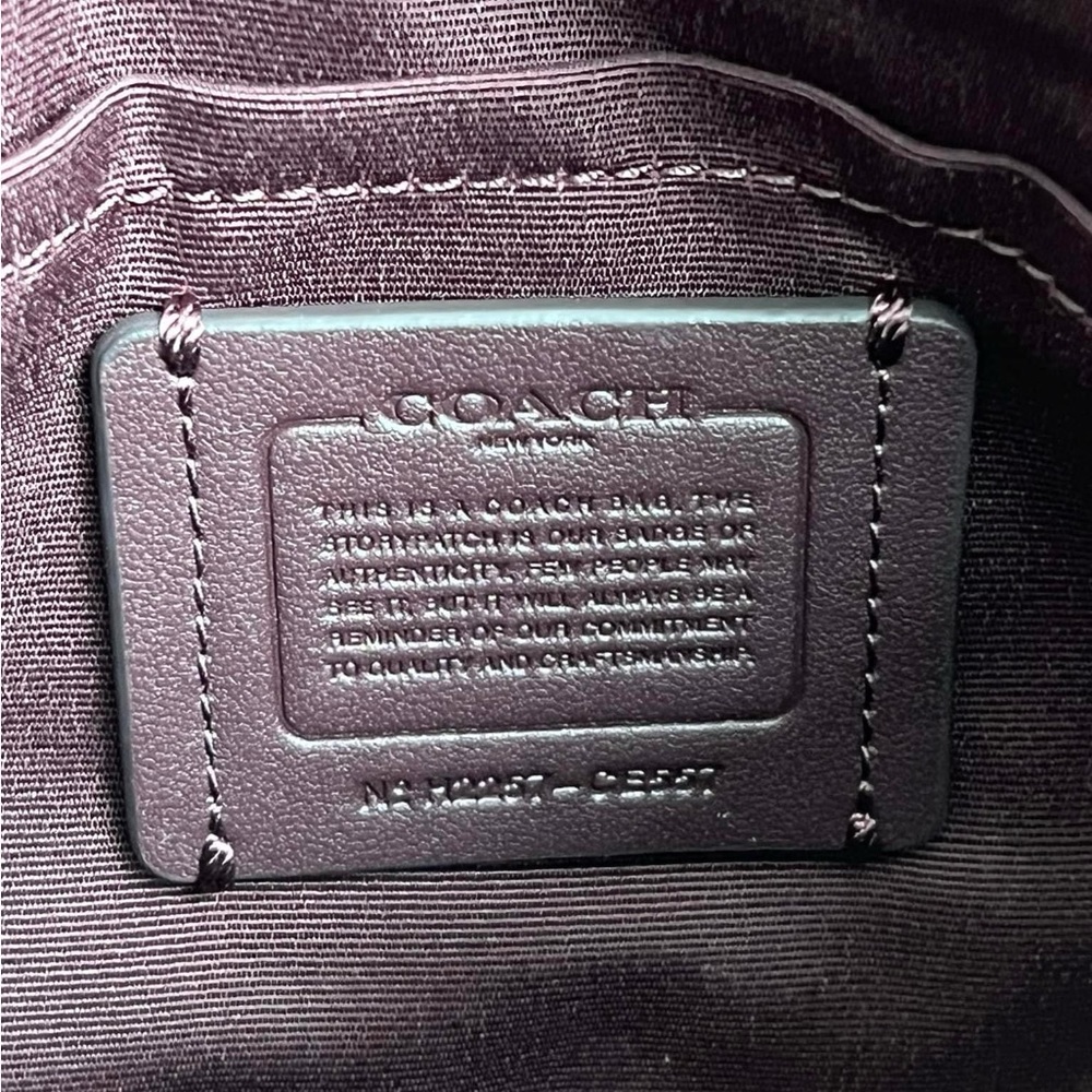 CE557 - Coach Teri Shoulder Bag with Coach Motif - Picture 10 of 14